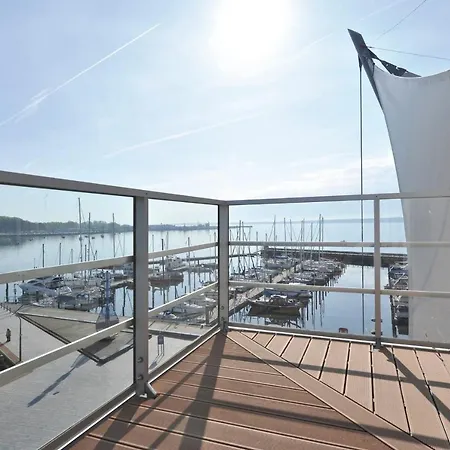 Apartmenthaus Hafenspitze Ap 41 Seeblick Blickrichtung Offene See Binnenhafen Nord Apartment