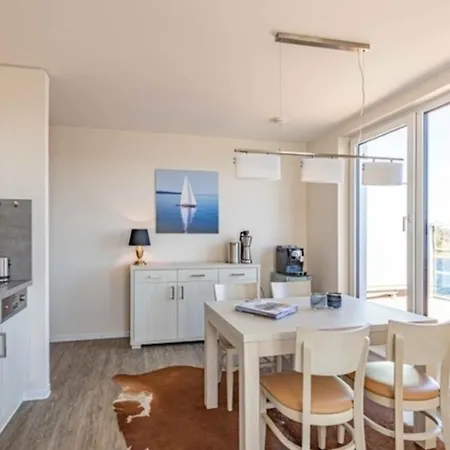 Apartmenthaus Hafenspitze Ap 41 Seeblick Blickrichtung Offene See Binnenhafen Nord Eckernförde