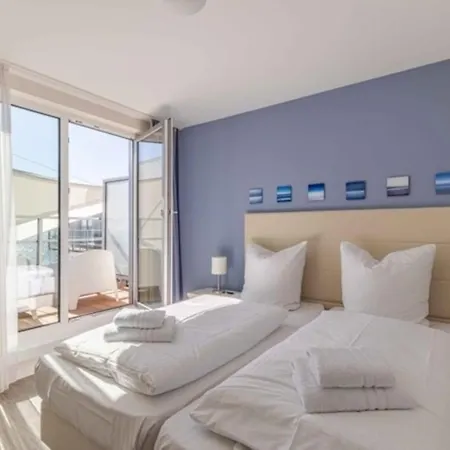 Apartmenthaus Hafenspitze Ap 41 Seeblick Blickrichtung Offene See Binnenhafen Nord Eckernförde