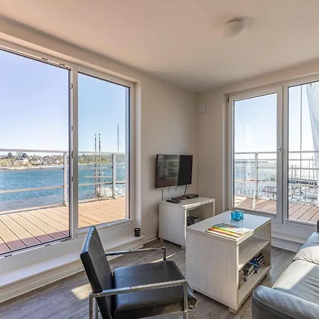 Apartment Apartmenthaus Hafenspitze Ap 41 Seeblick Blickrichtung Offene See Binnenhafen Nord